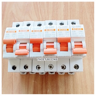 Aptomat - Cầu dao Tự động SINO 1P 10A - 63A/ 6kA - Chính hãng