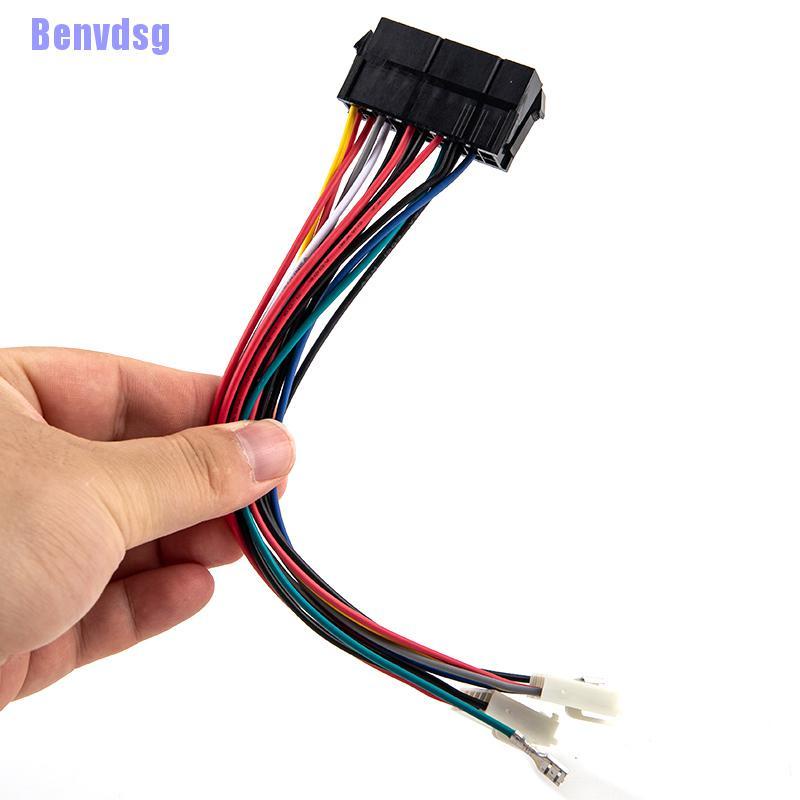 Dây Cáp Nguồn 20Pin Atx Sang 2 Cổng 6Pin At Cho 286 386