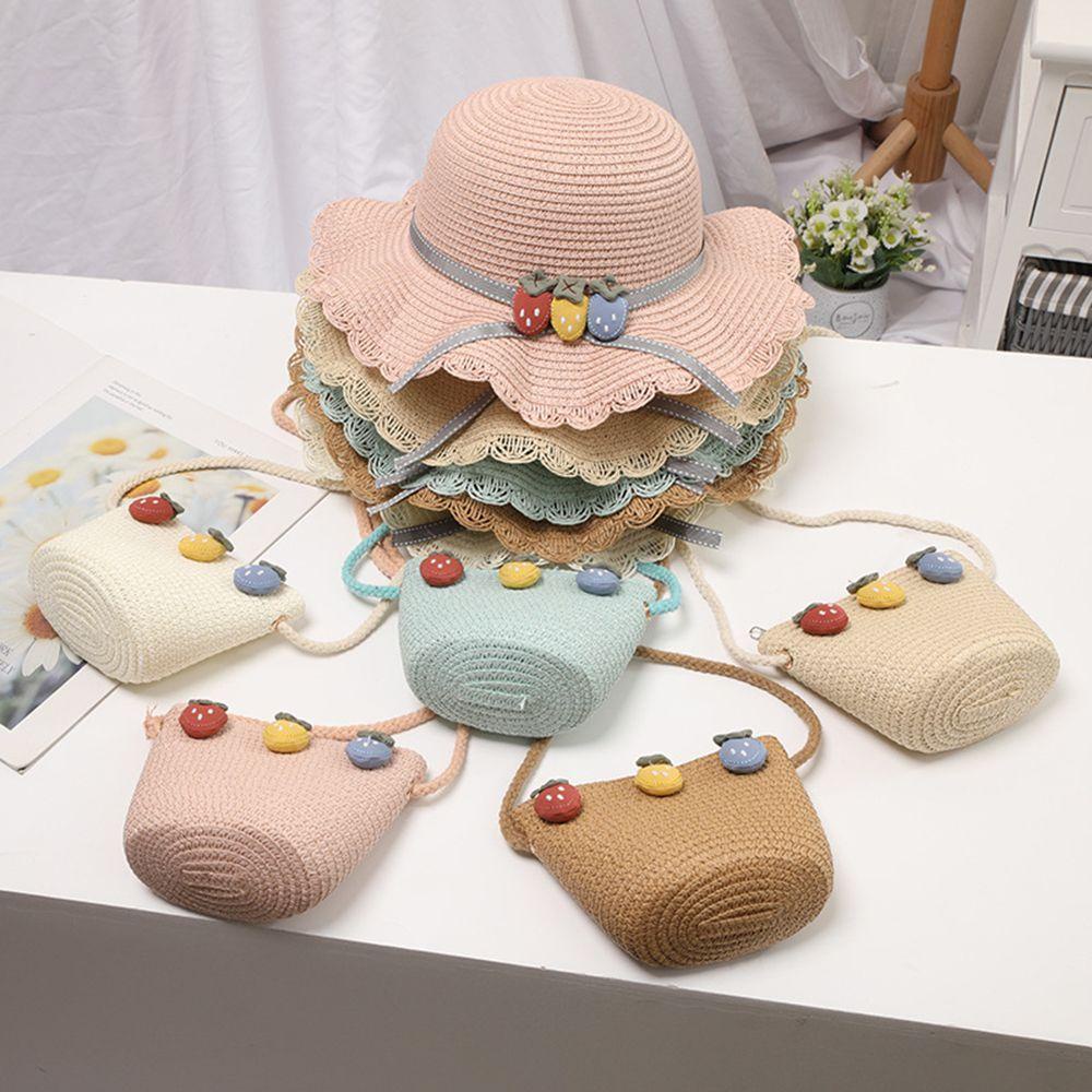 LEILY Mũ Chống Nắng Thoáng Khí Thời Trang Mùa Hè Dành Cho Bé