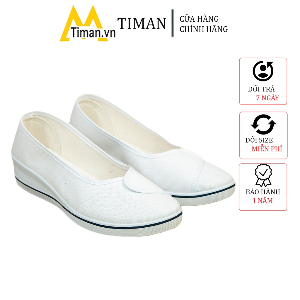 Giày nữ đế bệt TIMAN ZD67 bền bĩ nhẹ nhàng tinh tế bảo hành 1 năm