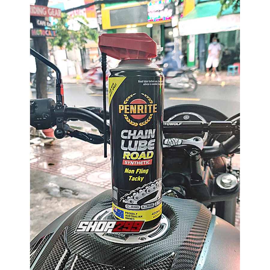 Dưỡng sên bám cực lâu PENRITE CHAIN LUBE ROAD 400ML (ngon như IX50)