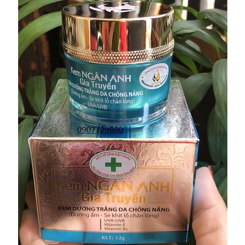 KEM Ngân Anh Gia Truyền DƯỠNG TRẮNG DA CHỐNG NẮNG
