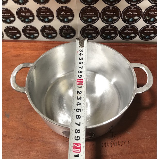 Nồi Xoong gang doa bóng nấu cơm kho cá 18 cm chính hãng Ngân Thọ.