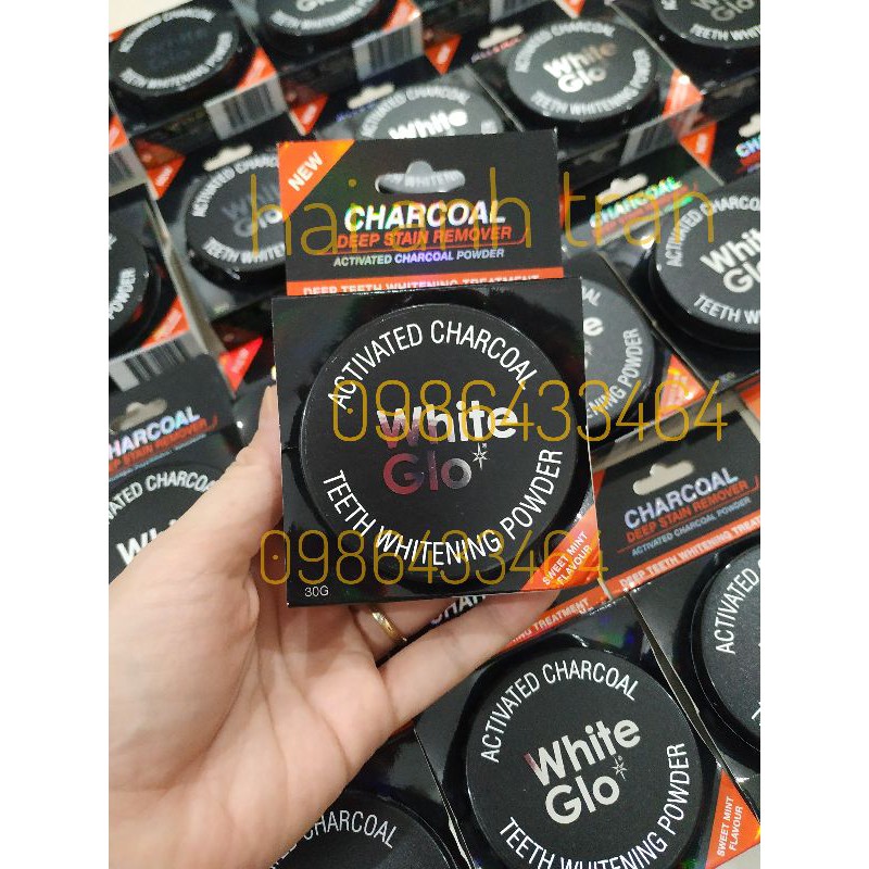 Bột Trắng Răng Than Tre Hoạt Tính đang cực "hot" White Glo 30g