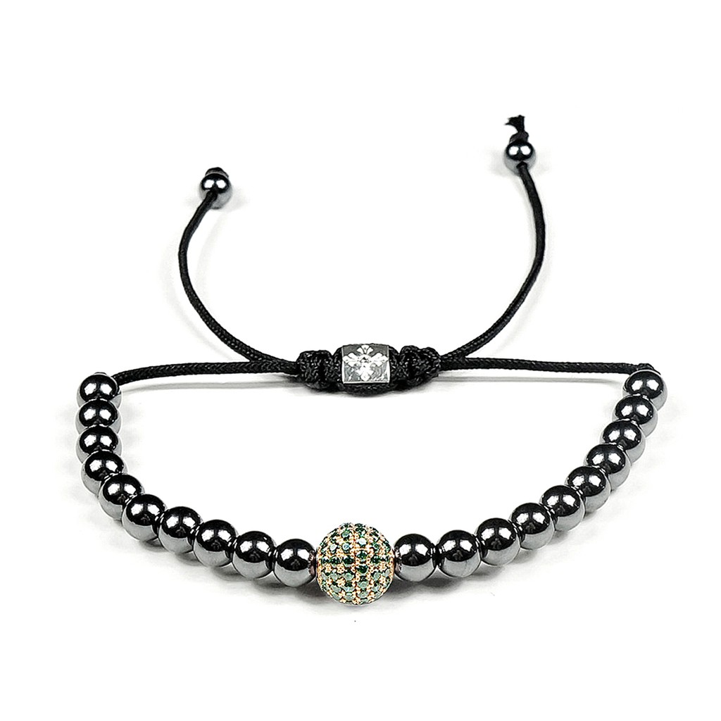 [CHÍNH HÃNG] Vòng đá Hematit 5mm + Neora Charm