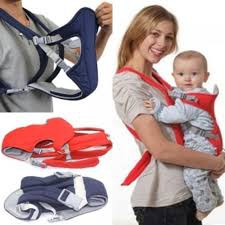 Địu em bé 4 tư thế baby carrier xanh