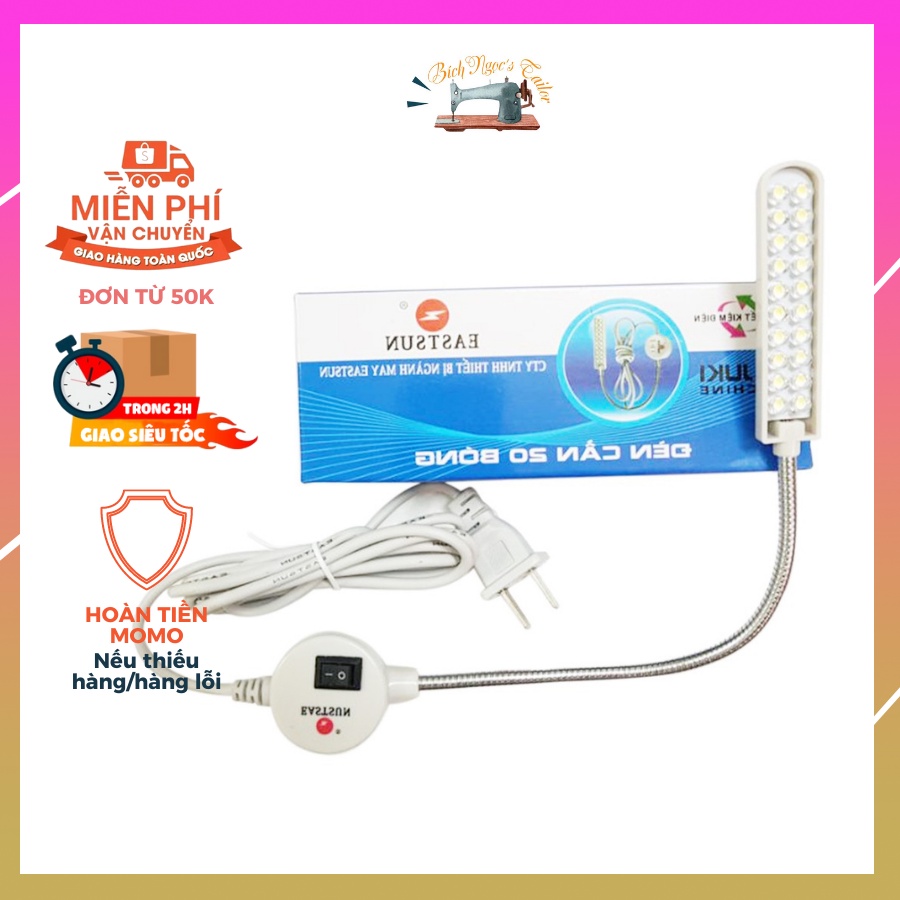 Đèn led máy may 20 bóng Eastsun | Tiệm May Bí Ngô