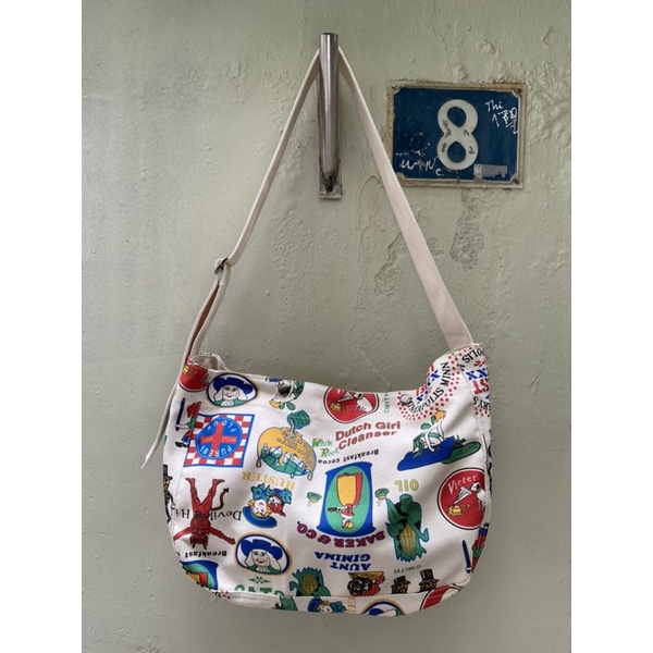 Túi canvas vintage in hình nổi bật