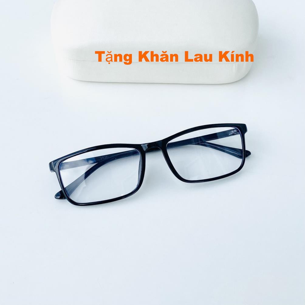 Gọng kính cận vuông giả cận thời trang không độ siêu xinh