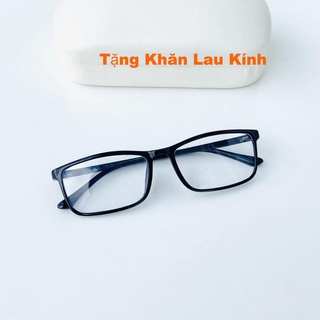 Gọng kính cận vuông giả cận thời trang không độ siêu xinh