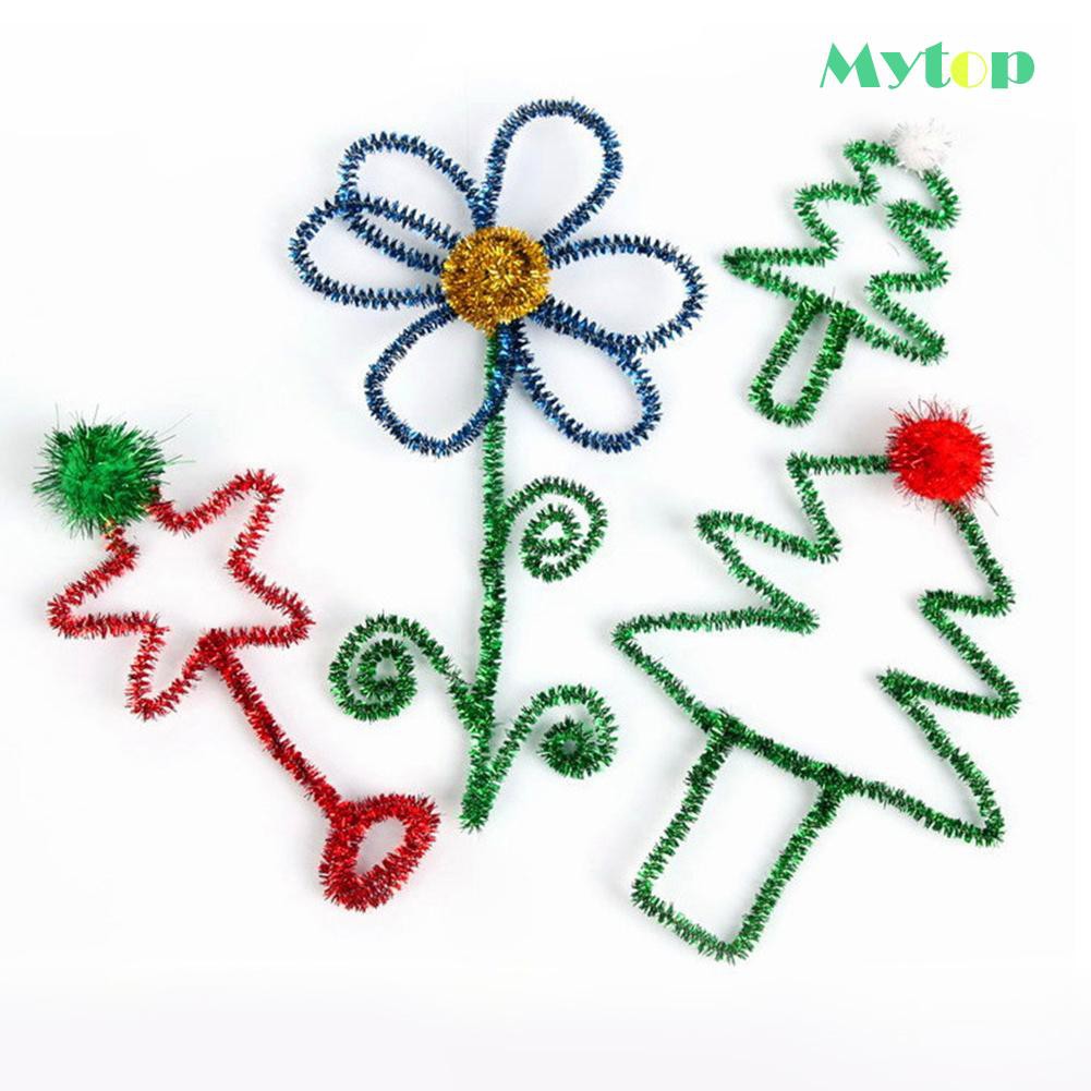 Set 100 Dây Kẽm Nhung Nhiều Màu Sắc Sáng Tạo Cho Bé | BigBuy360 - bigbuy360.vn