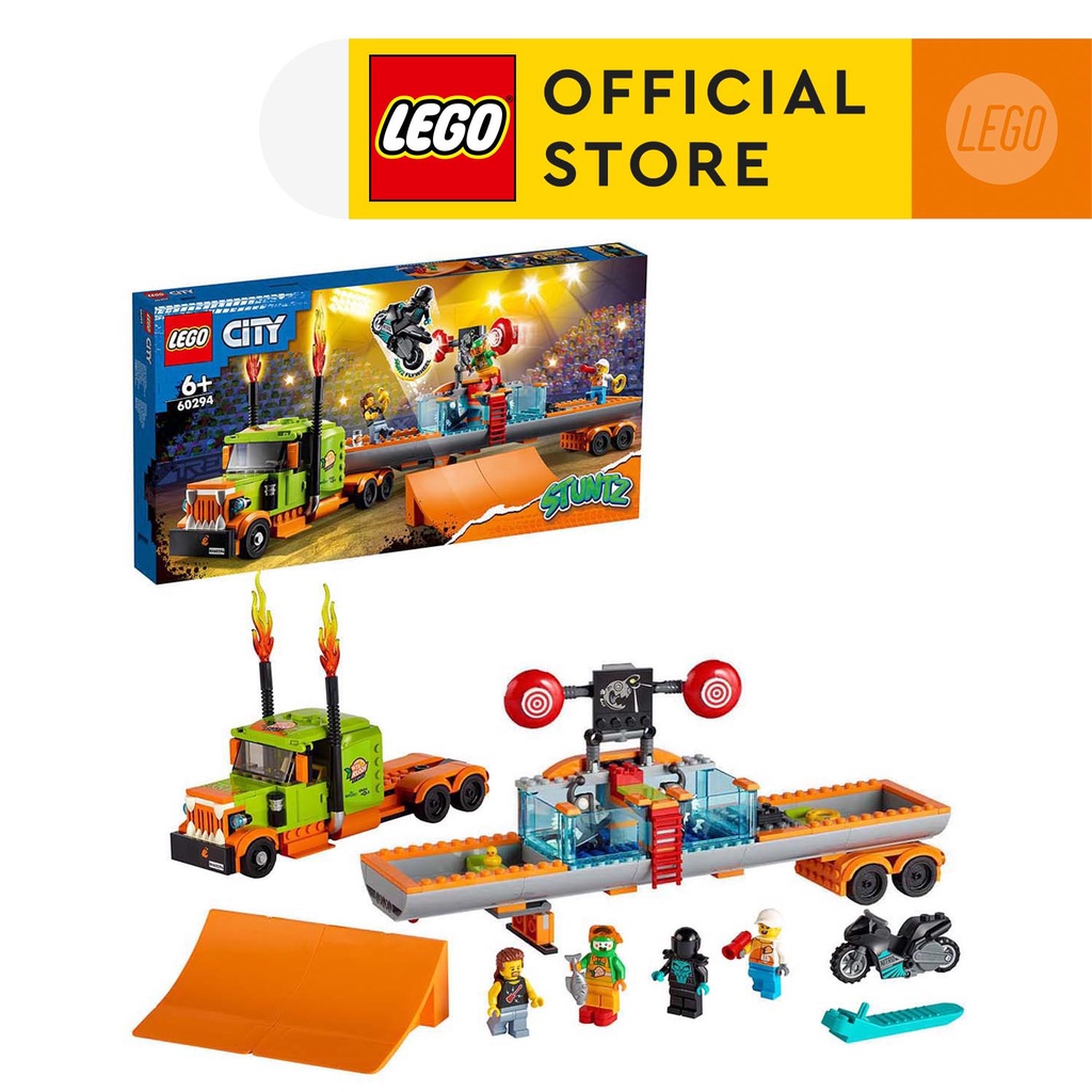 LEGO City 60294 Xe tải biểu diễn vượt địa hình (418 chi tiết)