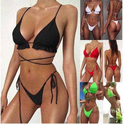 Bộ Bikini 2 Mảnh Quyến Rũ Cho Nữ