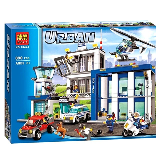 Đồ chơi lắp ráp thành phố 10424 Xếp hình trụ sở cảnh sát