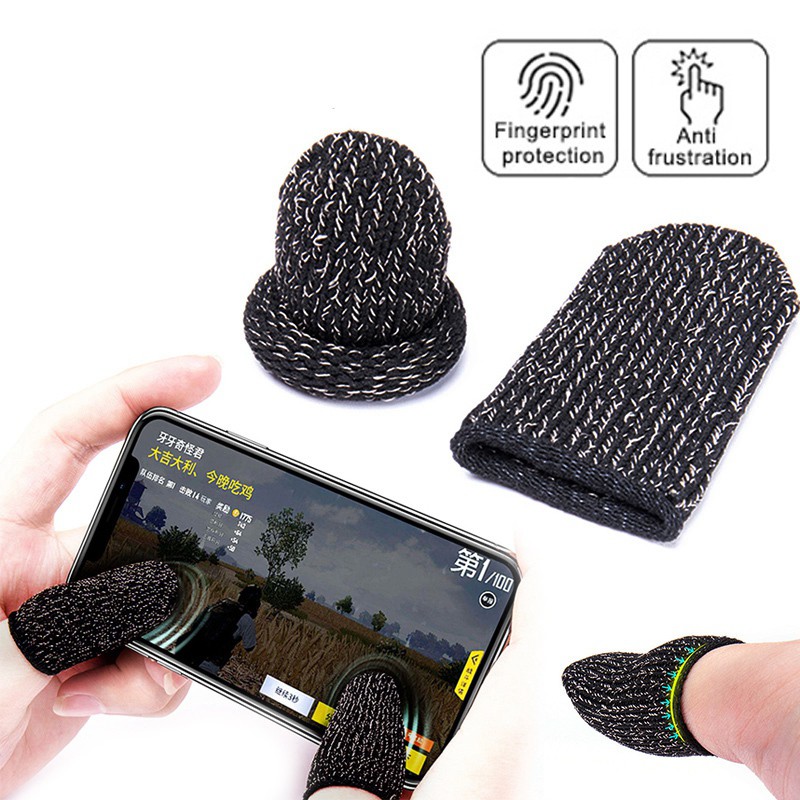 Fast Trigger Shooter Controller for PUBG Mobile Gaming Handle Gamepad for iPhone Android and 4 Pcs Gaming Finger Covers