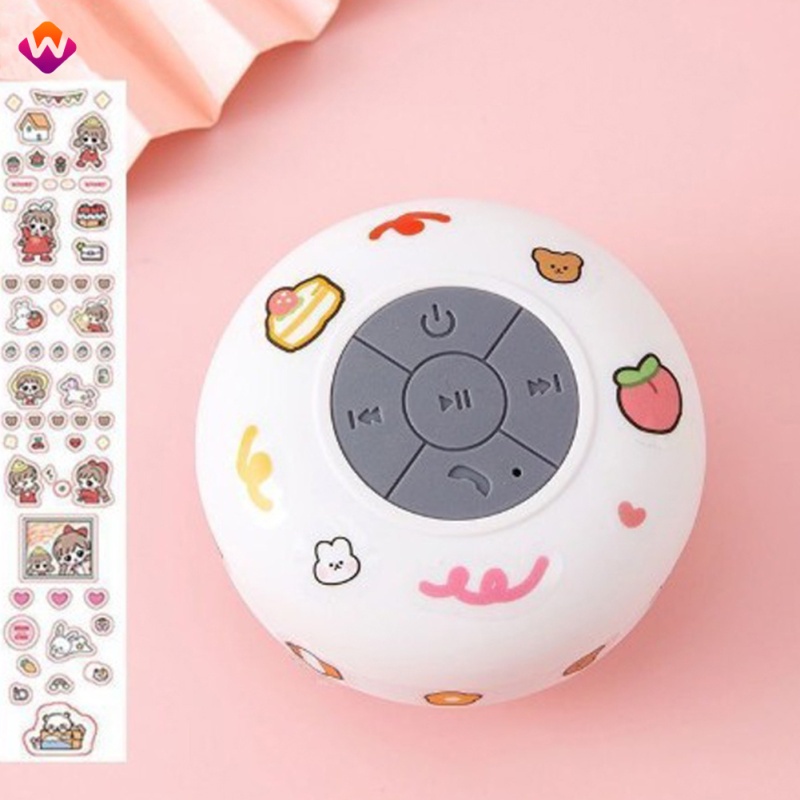 Loa bluetooth không dây mini chống nước cho nhà tắm/ ngoài trời