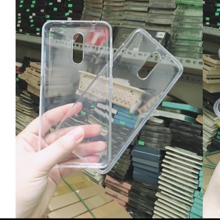 Ốp lưng dẻo silicon trong suốt cho nokia 3.2 tặng kính cường lực