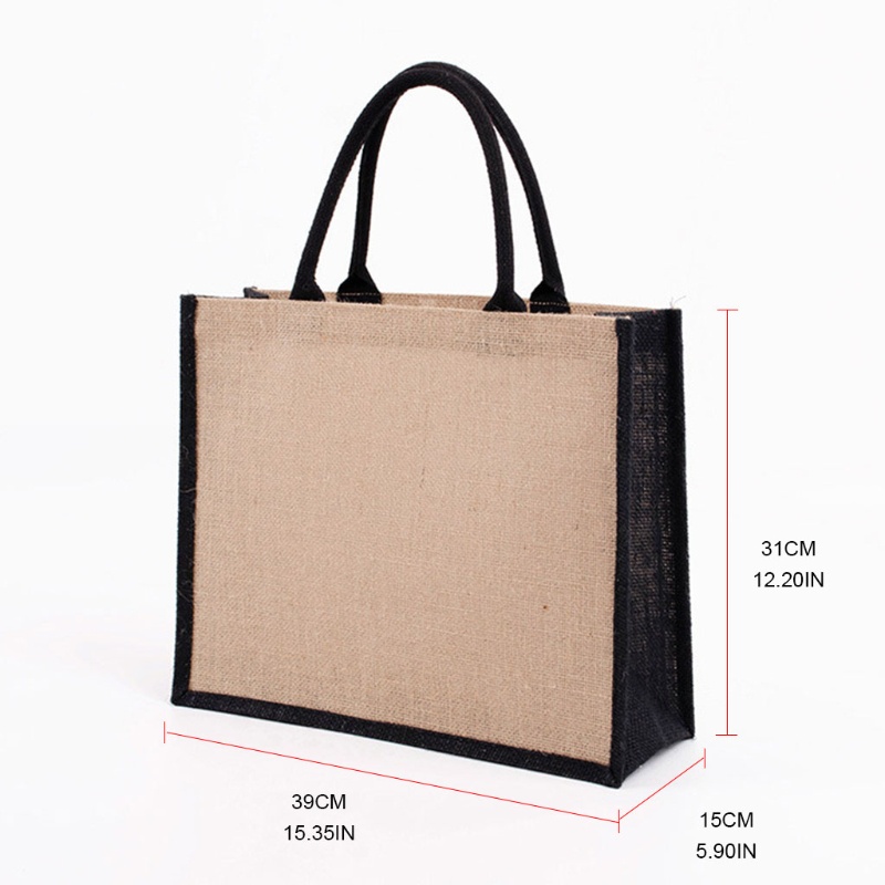 Túi Tote Vải Bố Có Thể Tái Sử Dụng Với Tay Cầm Cotton