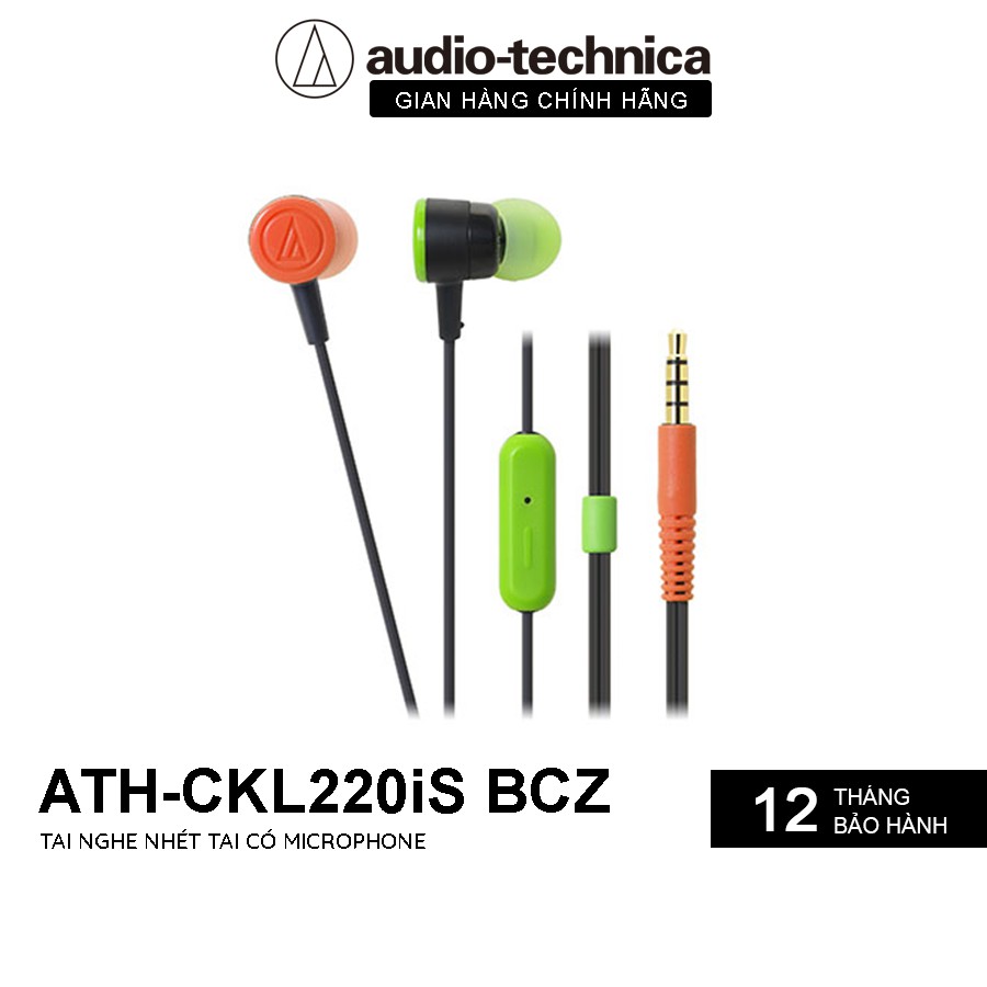 Tai Nghe Nhét Tai Audio Technica ATH-CKL220iS - Hàng Chính Hãng