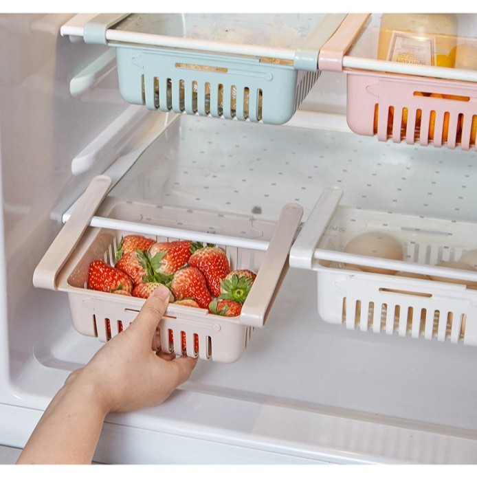 SẴN HÀNG- Ngăn kéo tủ lạnh mẫu mới có thể điều chỉnh kích thước . LG11