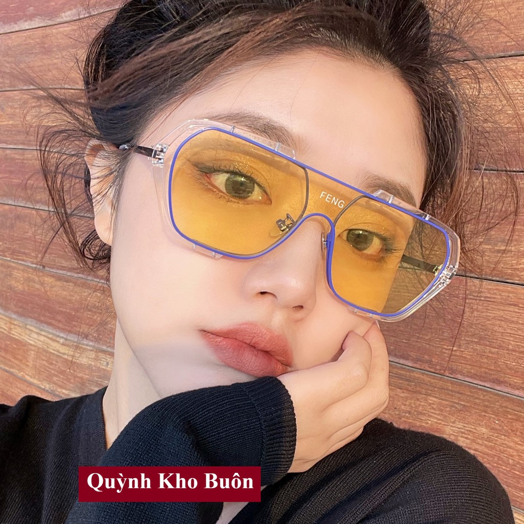 Kính mát nam nữ Feng Cao Cấp chống UV400 , Gọng kính gọng vuông kiểu giáng 3D thời trang 2021 | BigBuy360 - bigbuy360.vn