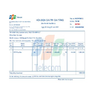 Box FPT Play + 2020 chuẩn 4K ram 2G