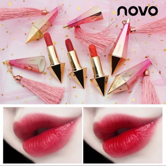 Hot!! Son Kim Cương Novo Diamond Smooth Lipstick Cao Cấp