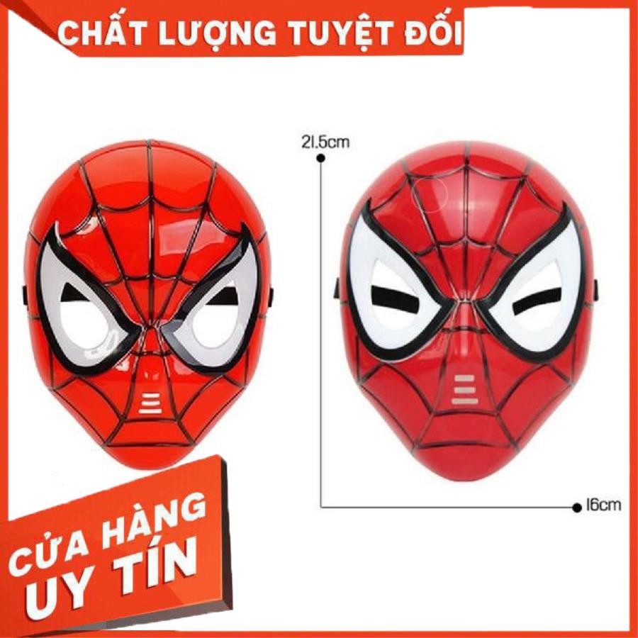 Áo choàng siêu nhân nhện kèm găng tay, mặt nạ, đeo tay bắn đĩa.Bộ trang phục hóa trang 3 Món Người Nhện