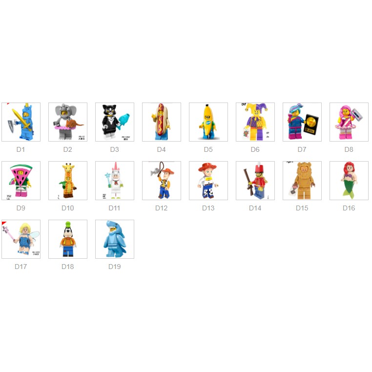 Minifigures disney, cute, cosplay 2