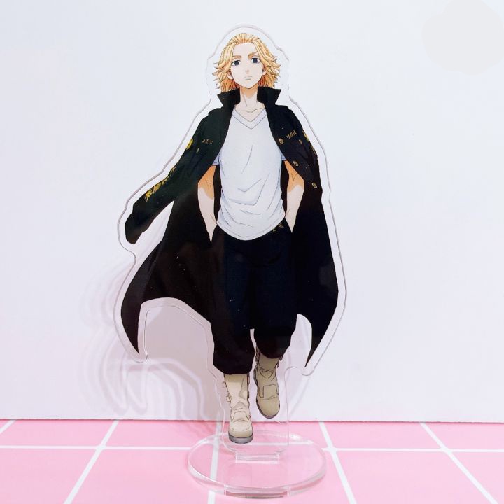 Mô Hình Standee Anime Mikey Draken Tokyo Revengers Chất liệu Acrylic trang trí góc học tập bàn làm việc kích thước 15cm