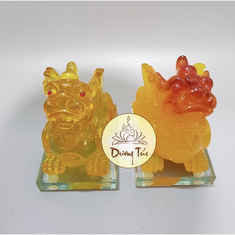 Tượng Tỳ Hưu Phong Thuỷ Đế Kiếng (1 cặp)