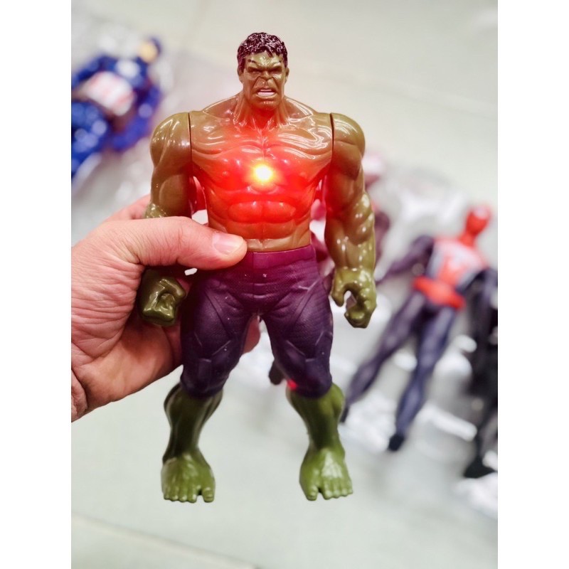 MÔ HÌNH 7 SIÊU ANH HÙNG CÓ ĐÈN