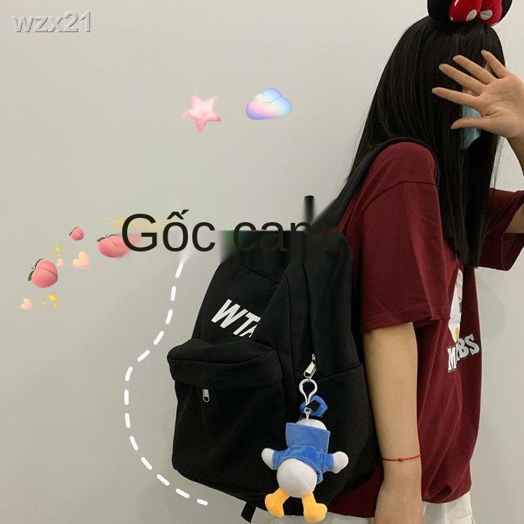 minibag  cặp học sinh phiên bản Hàn Quốc của trường trung Harajuku ulzzang nữ ba lô đơn giản và đa năng vải in triều