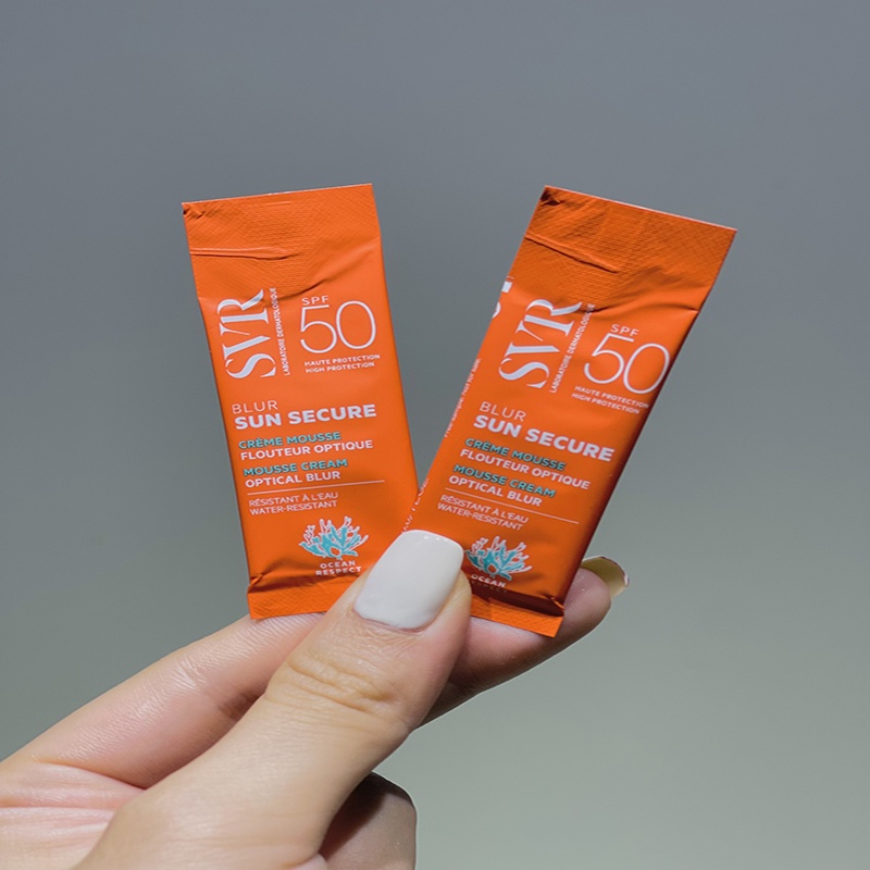 [HB GIFT] Sample_Kem làm giảm mụn và chống nắng – SVR – SUN SECURE Blur SPF50+ (2ml)