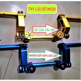 1 bộ ghi đông 5 khúc độ xe máy xe đạp điện xe điện màu mới loại dầy đẹp hàng chuẩn