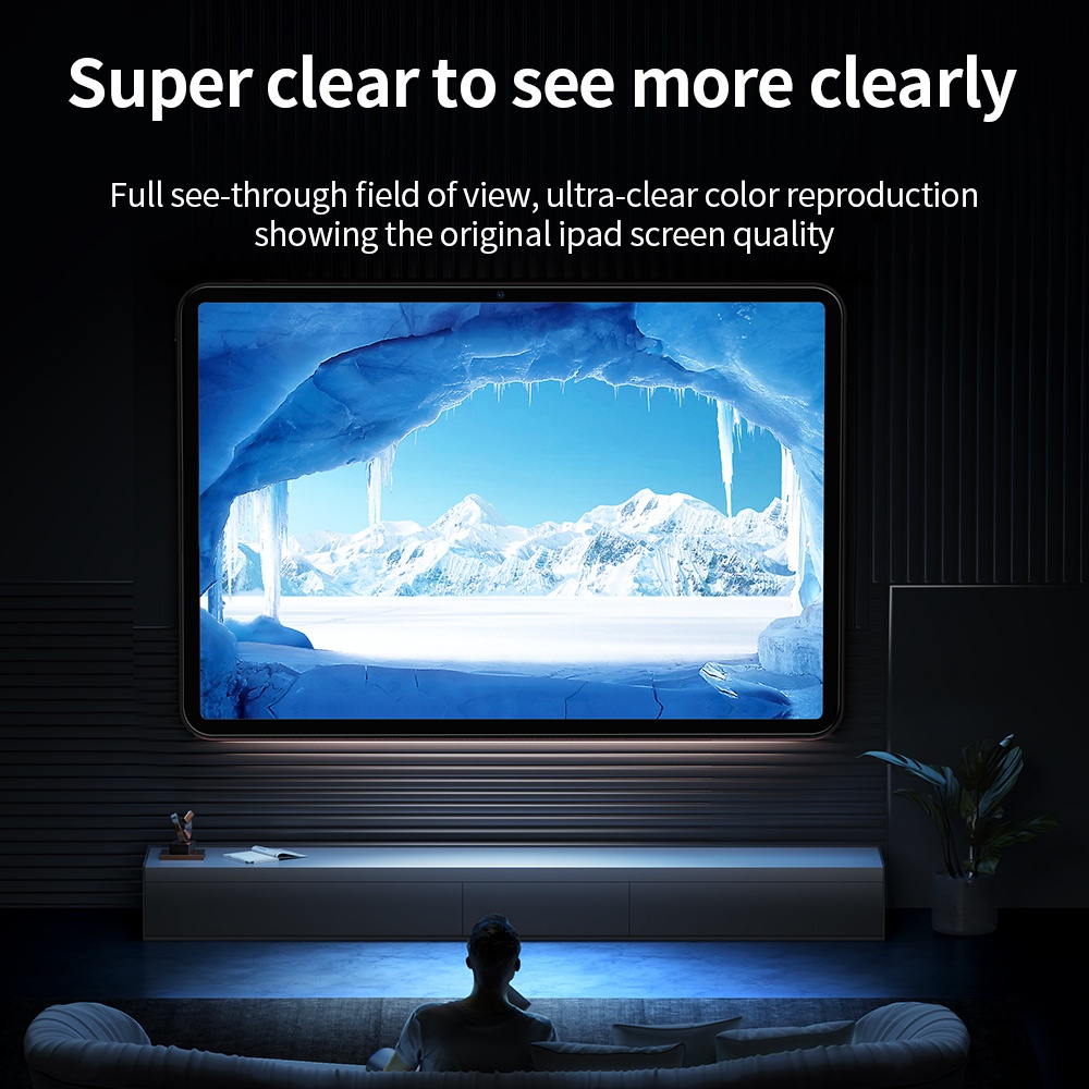 Kính cường lực bảo vệ màn hình SMARTDEVIL HD thích hợp cho iPad 2021/ Air 4/ Air 5/ Mini 6/ 2020/ 2019 10.2inch