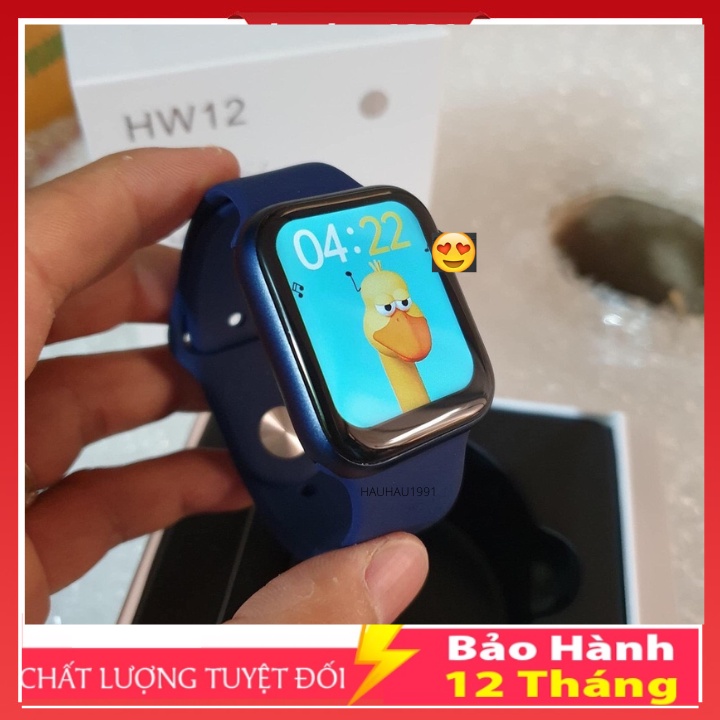 Đồng Hồ Thông Minh Hw12 có Tiếng Việt, Nghe Gọi,Thay Hình Nền, Cảm Ứng Siêu Mượt,Size 38-40mm Nam Nữ Đeo Đều Được