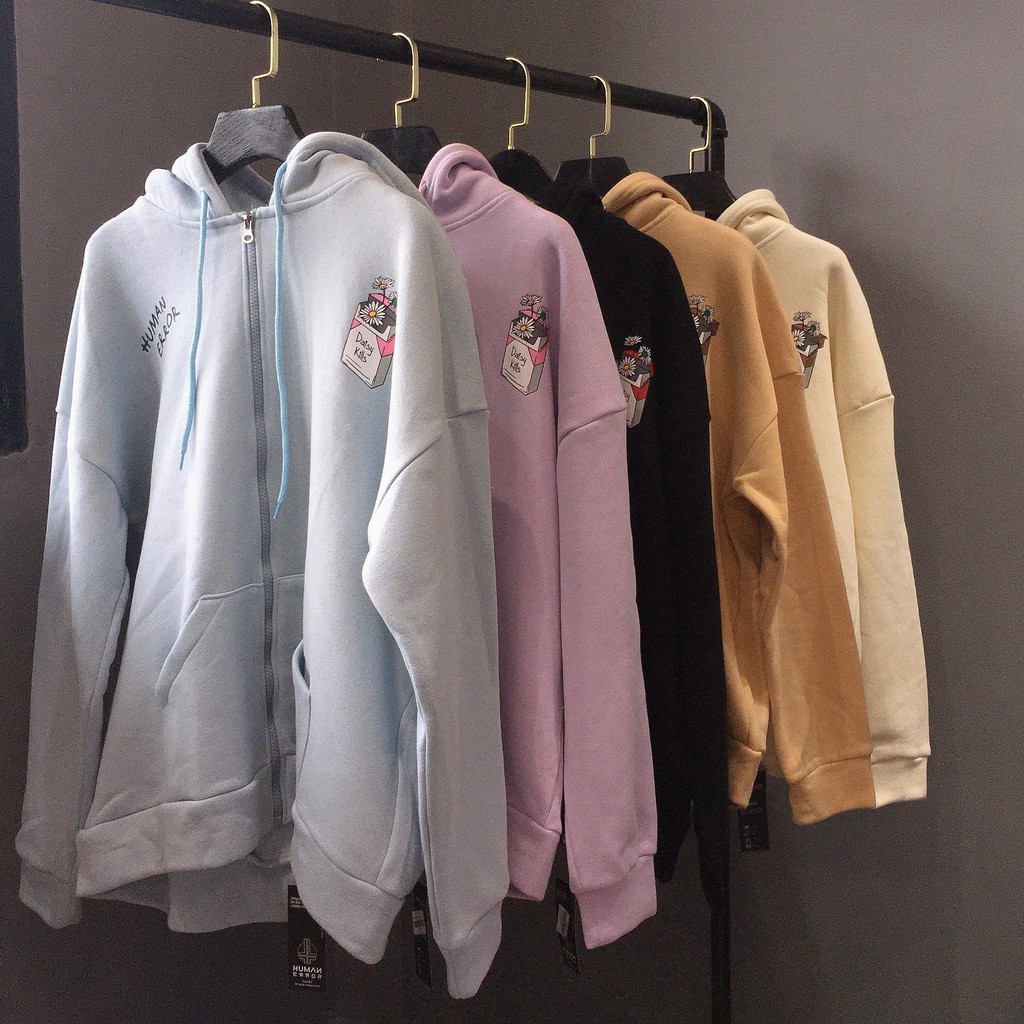 Áo Hoodie dây kéo Daisy Kills