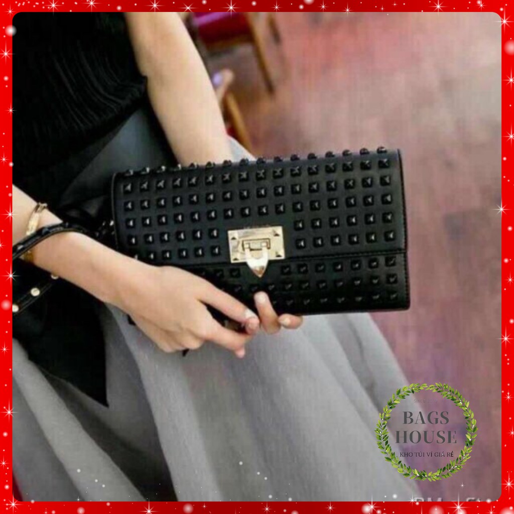 Ví nữ giá rẻ clutch đinh dự tiệc giá rẻ VDINH01 | WebRaoVat - webraovat.net.vn