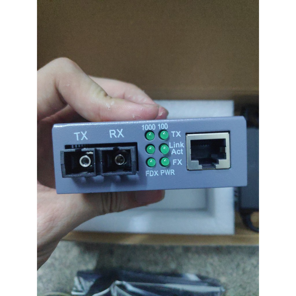 5 Cặp converter 2 sợi Netlink HTB-GS-03 10/100/1000Mbps
