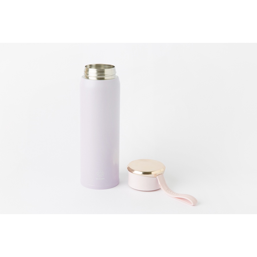 Bình Uống Nước Tumbler ARTBOX Hàn Quốc Màu Tím Nắp Vàng Pastel
