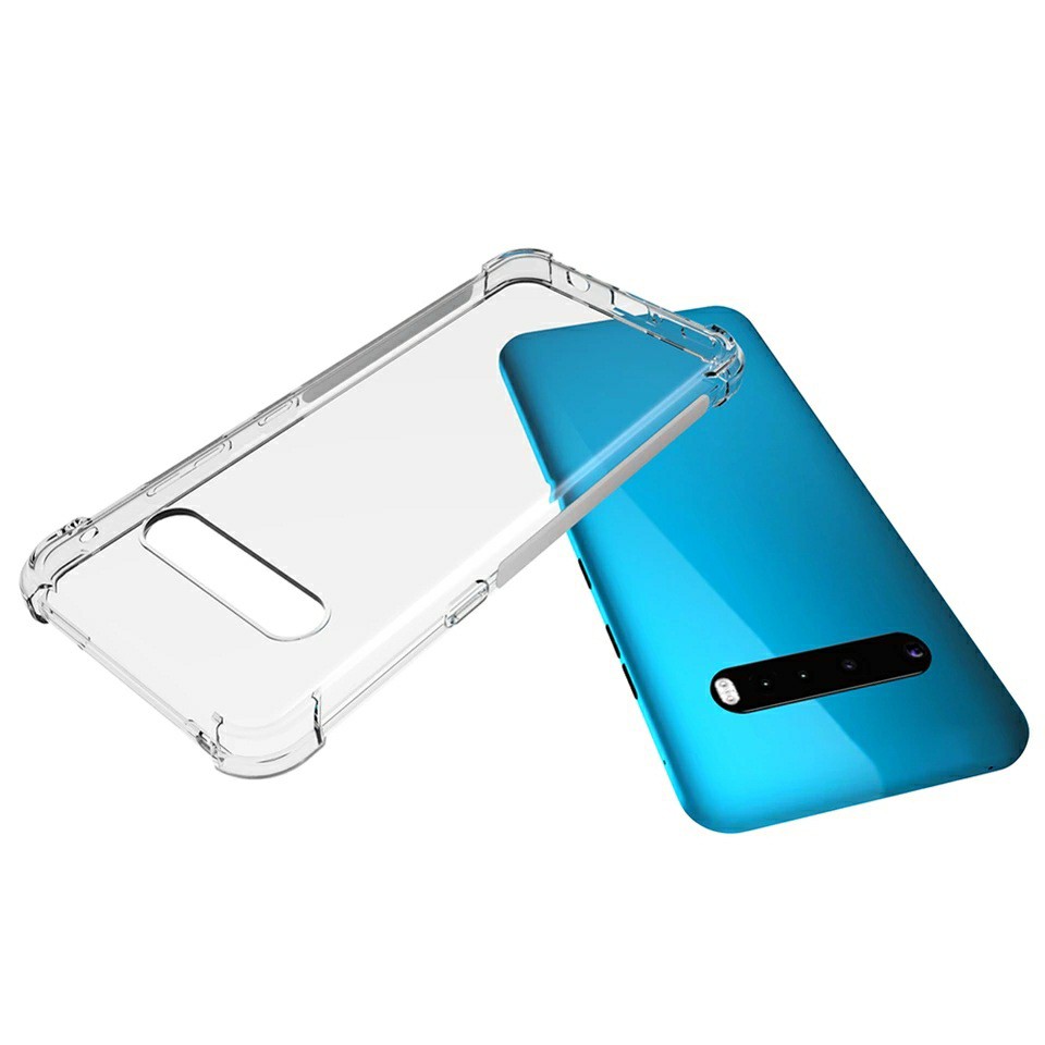 Ốp lưng LG V60 ThinQ / LG Velvet / LG V50s / LG G8X / LG V50 ThinQ / LG V40 dẻo trong suốt lồi 4 góc chống sốc lâu ố