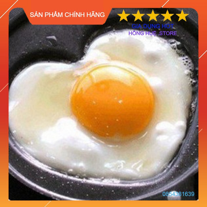 Chảo rán trứng khuôn hình trái tim, bông hoa