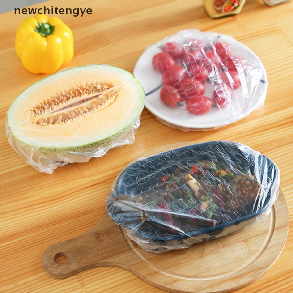 Set 100 Mũ Tắm Nhuộm Tóc Bằng Nhựa Chống Nước Dùng Một Lần