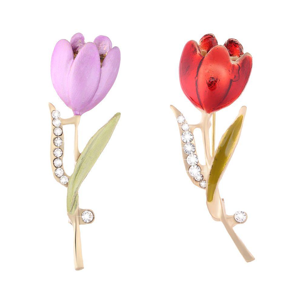 Ghim Cài Áo Hình Hoa Tulip 1 Thời Trang Thanh Lịch Cho Nữ