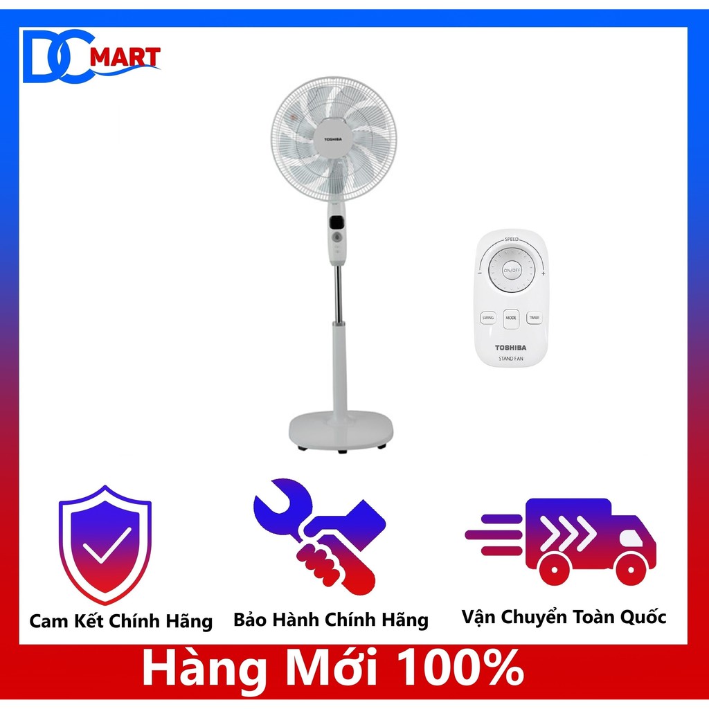Quạt đứng remote Toshiba F-LSD10(H)VN-Bảo Hành Chính Hãng