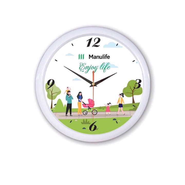 Đồng hồ in logo quà tặng manulife