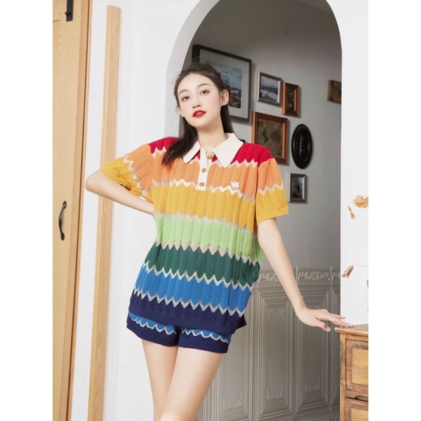 Set bộ đùi len phối màu siêu đẹp