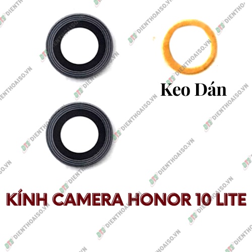 Kính camera huawei honor 10 lite kèm keo dán