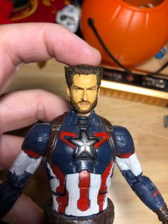 Đầu nhân vật Wolverine tỷ lệ 1/12( Marvel Legend)